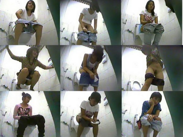 Spy Camera Asian toilet 1 – 4 peepvoyeur toilet hidden cam