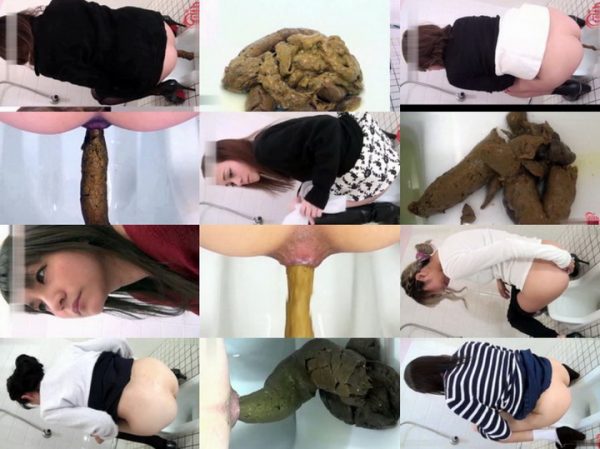 Spy Camera Pooping girls in toilet voyeur. (HD 1080p)