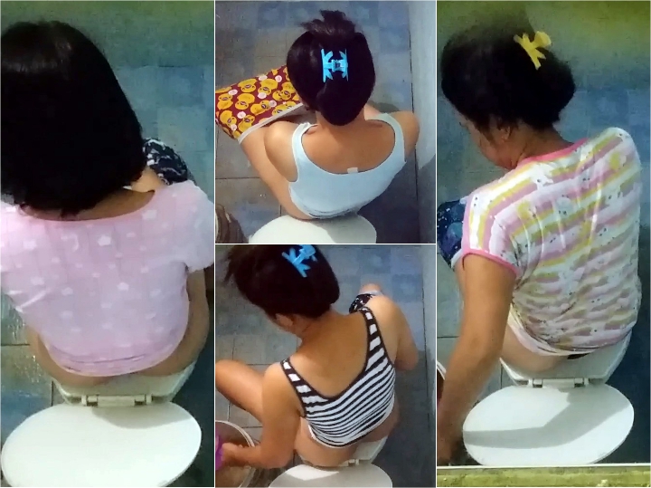 Spy Camera Thailand student toilet hidden camera 41 thai wc voyeur