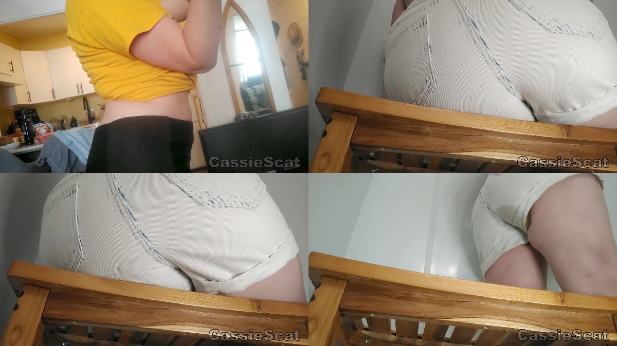 CassieScat – POV Spying Friend Visit + Massive Shorts Mess