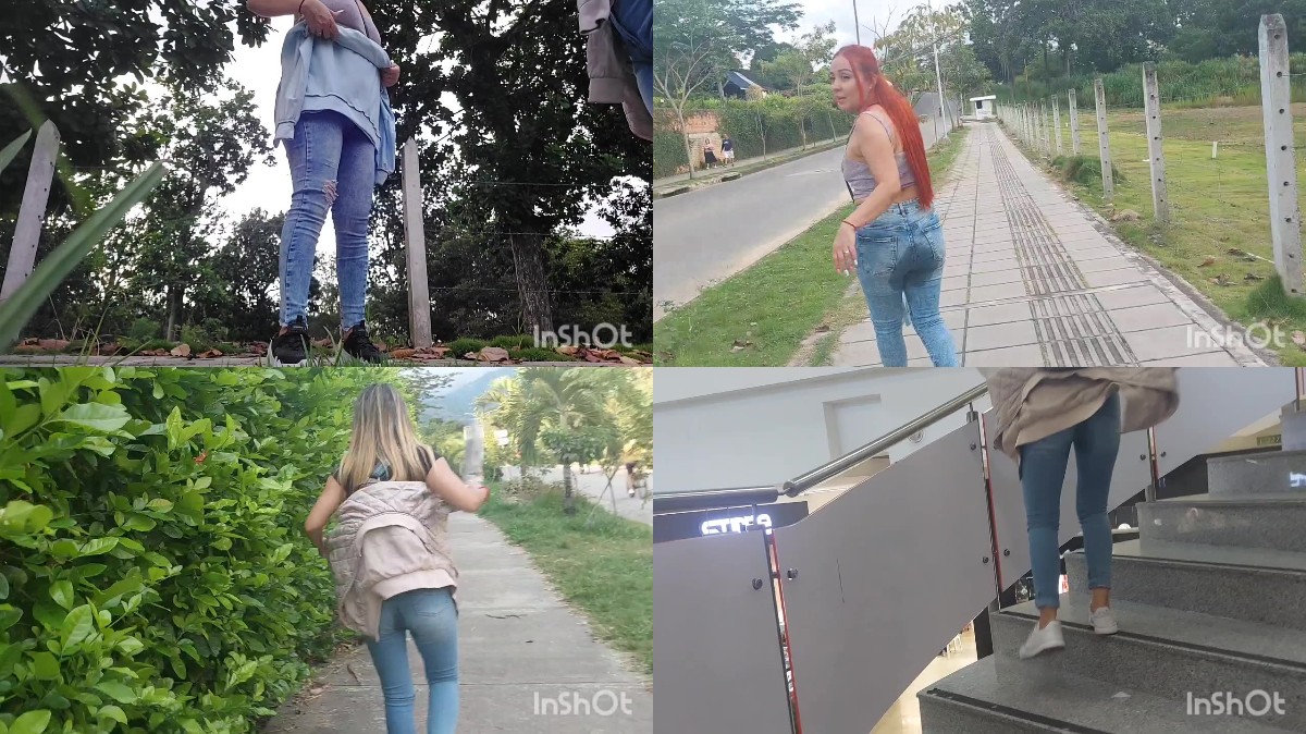 Sarathonson – Jeans challenge in public