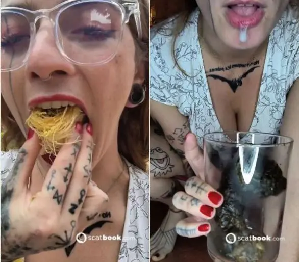 women scat videos Spanish Beauty Eats Baklava and Takes a Shit in a Glas…