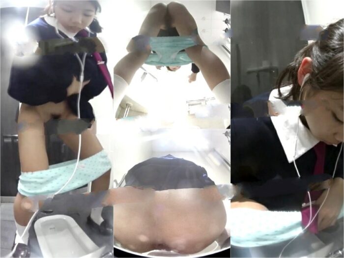 生理ペーパーの匂い嗅ぎを撮られた娘！肛門フェチにはたまらないブラックホール