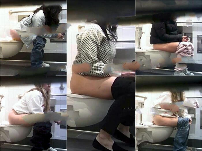 Public Restroom Hot Girls In Student Toilet 10-13
