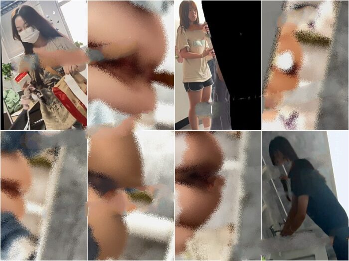 【トイレ撮影】様々な若い女性を有料で集団撮影した流出映像16V
