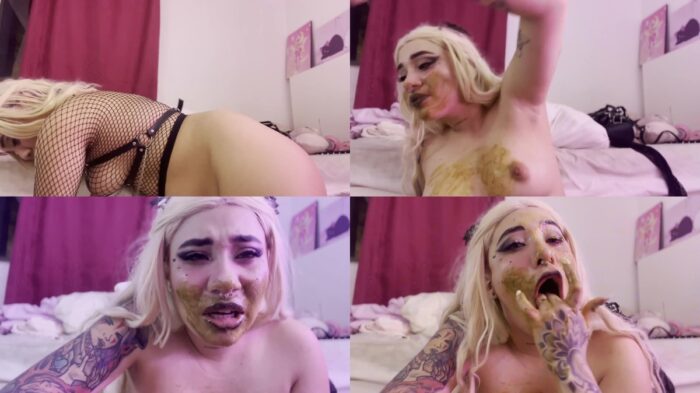 KellyPink18 – Goth alt eating poop
