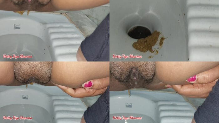 hottyjiyasharma – Indian Poop in Indian outdoor toilet