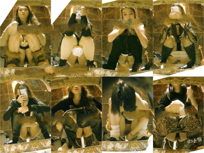 Public Restroom China Toilet Voyeur sifangktv 2223-2225