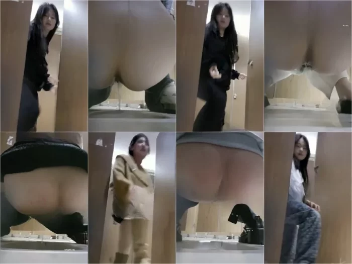 Public Restroom China Toilet Voyeur sifangktv 2244-2246