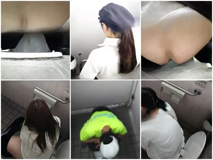 Spy Today 若い娘が駅公衆トイレ個室に入ったのを狙い撃ち