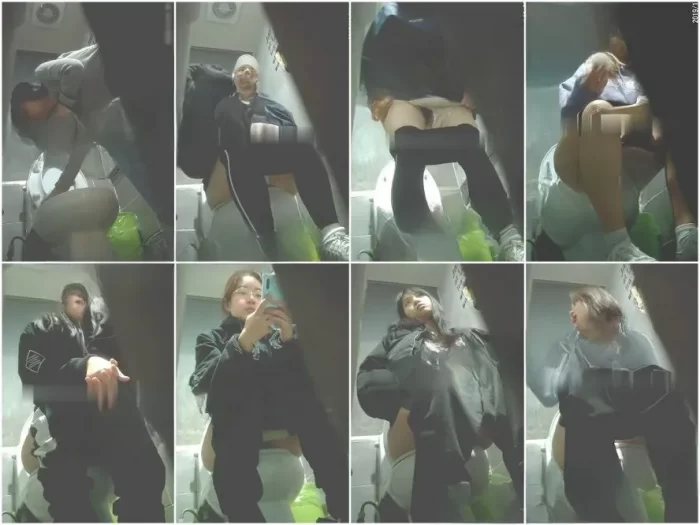 Spy Today 【絶妙なトイレショット】韓国の女子大生がバーで酔っ払ってトイレで倒れそうになる