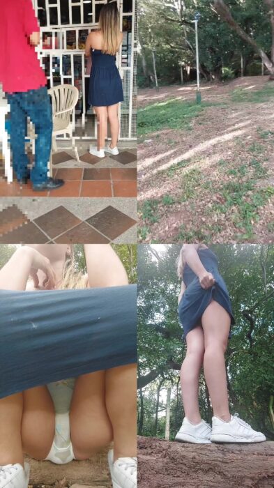 NataschaDirty – watch me fill my panties with poop in the forest