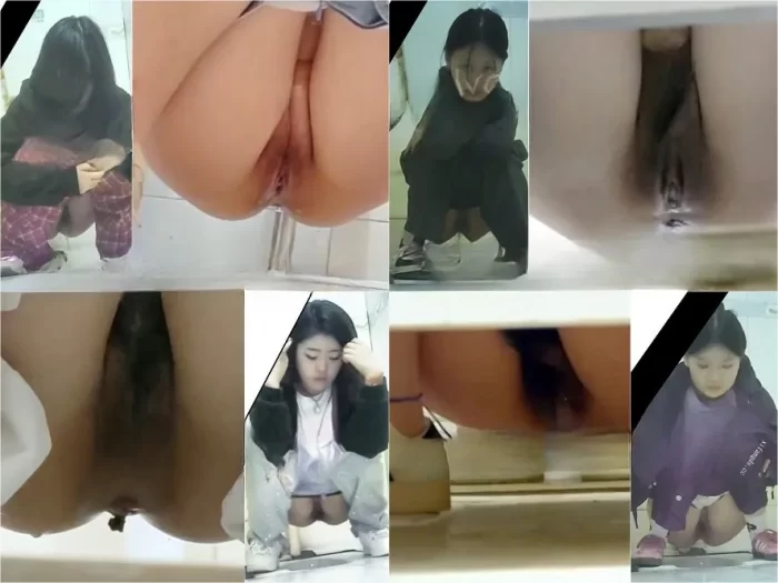 Public Restroom China Toilet Voyeur sifangktv 1772-74