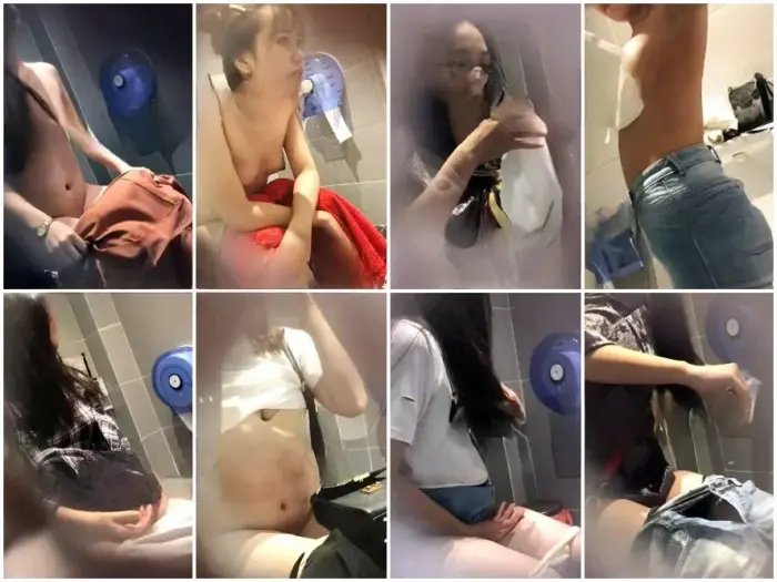 Public Restroom China Toilet Voyeur sifangktv 2444-2446 hidden camera ba…