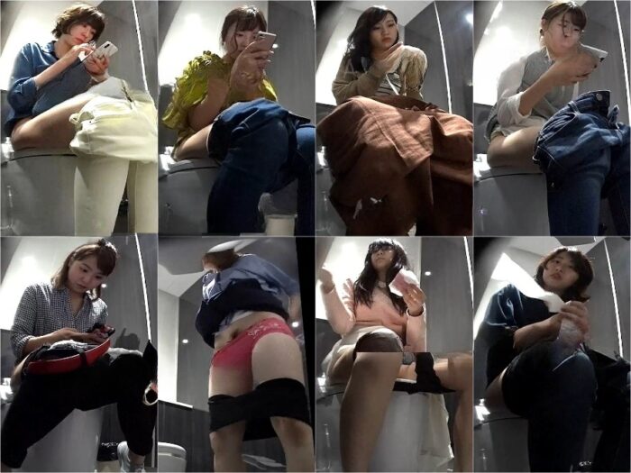 Public Restroom おしゃれな洋式8美人多め10人収録