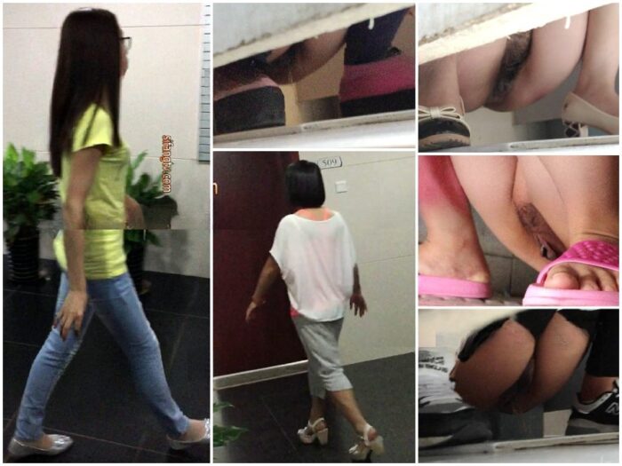 Public Restroom China Toilet Voyeur sifangktv 2533-2535