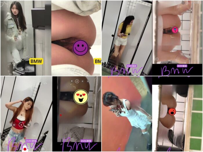 Hidden Camera 12月に流出❤️【高級トイレ写真】BMW高級グループ：女性用トイレでサラウンドライトをつけた高級美女たちの隠し撮り写真