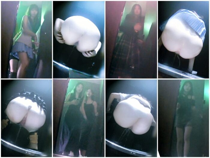 Nude Ass ネット初公開：【酒場トイレ盗撮シリーズ】黒ストッキングとハイヒール美女だらけ（パート6）32V