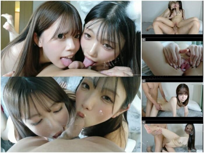 【1-3・2部配信】超絶ルックスの美女2人と絡み合う濃密3P