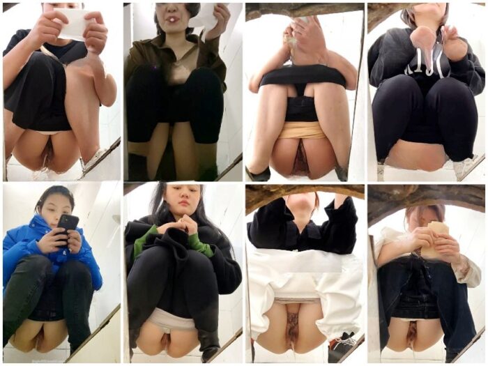 Public Restroom China Toilet Voyeur sifangktv 2594-2596