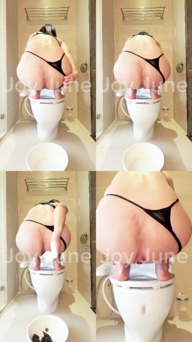 women scat videos Joy June – Morning poop right before photo shoot