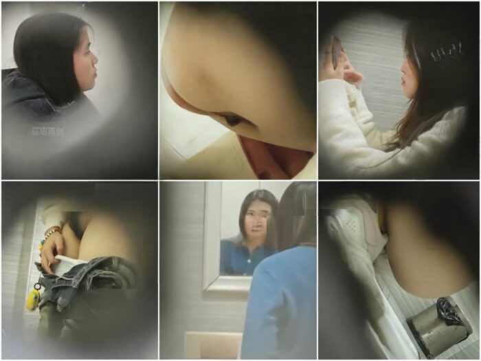 Public Restroom 新たに流出した手持ち式トイレカメラの映像❤️ Maoyanからのオリジナル盗撮映像：美しい少女が立ちながら排尿し…