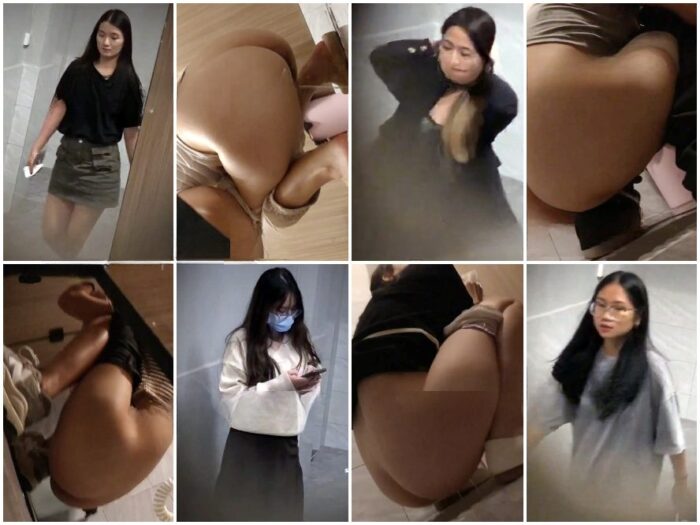 Girls on the Toilet China Toilet Voyeur sifangktv 2722-2724