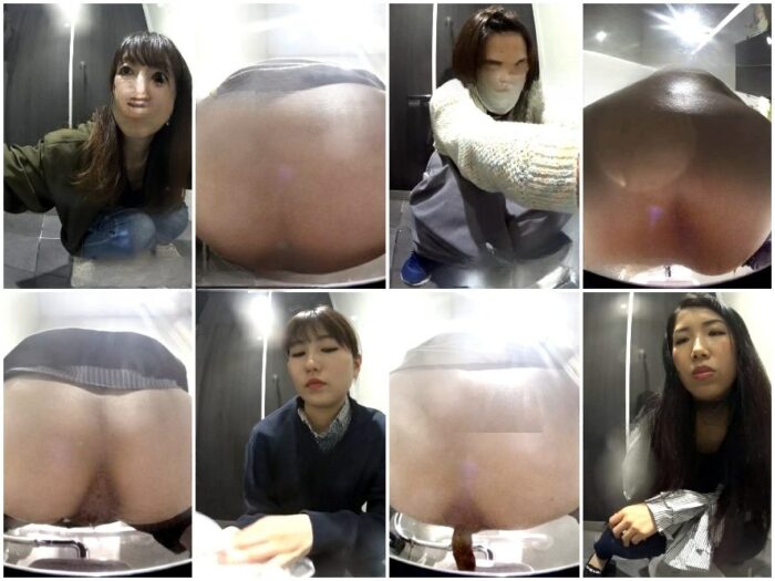 Public Restroom 【盗○】浴衣でおしっこ