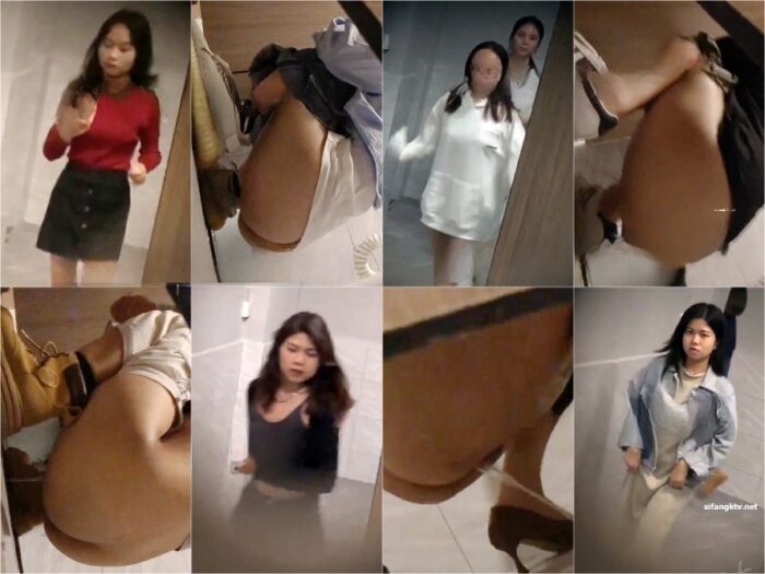 Spy Today オフィスビルの女子トイレで撮影された、美しい新人インターン2人の自然なショット❤️ 美しく、柔らかな胸