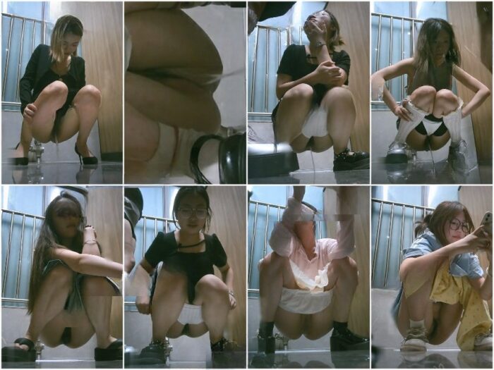 Public Restroom 4月にリークされた新シリーズ❤️ マスターフォトグラファーが高級オフィスビルのトイレに忍び込み、トイレを使用する…