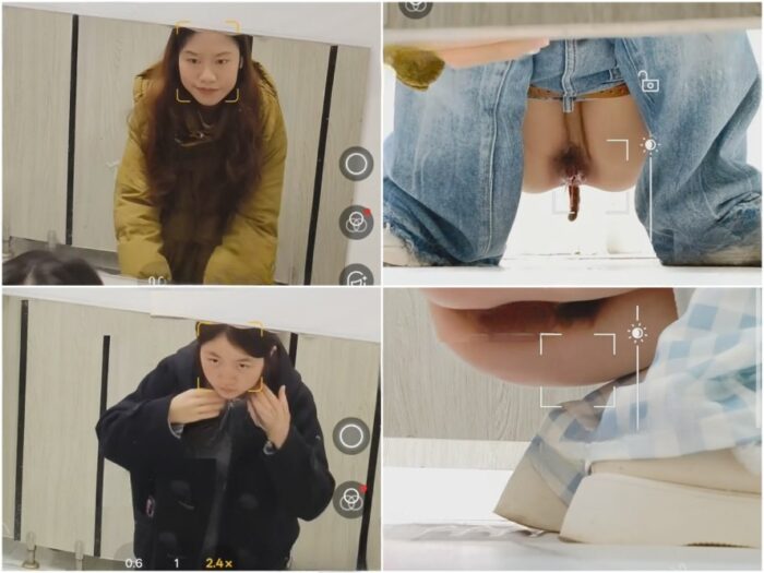 Spy Today 4月に流出した最新動画❤️ 凄腕のカメラマンが女子大学のトイレに忍び込み、2人の可愛い女子学生が用を足しながら顔を隠す様子を…
