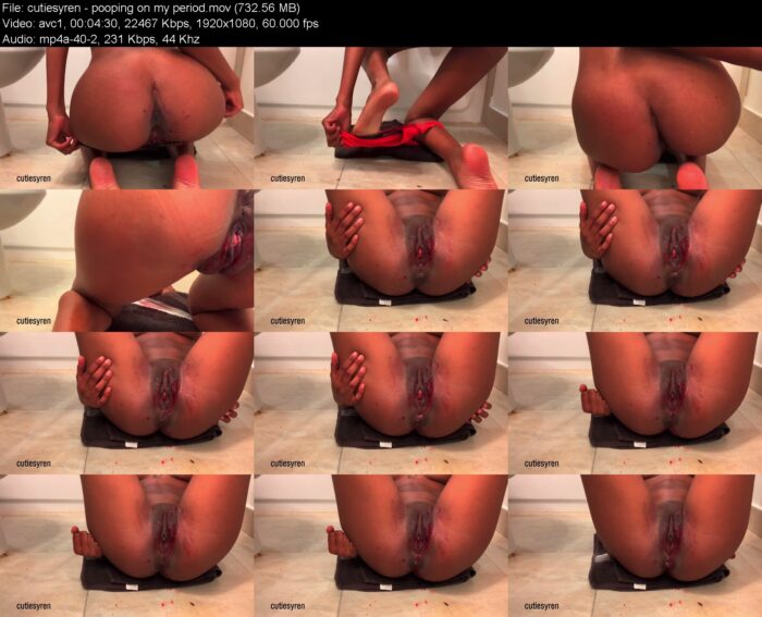 cutiesyren – pooping on my period