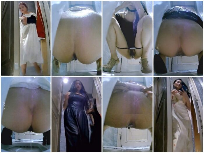 Public Restroom China Toilet Voyeur sifangktv 2782-2784