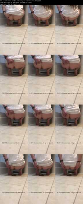 wastedwetness – Shitting and pissing on the floor solo