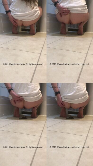 wastedwetness – Shitting and pissing on the floor solo