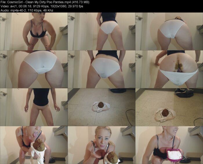 CosmicGirl – Clean My Dirty Poo Panties