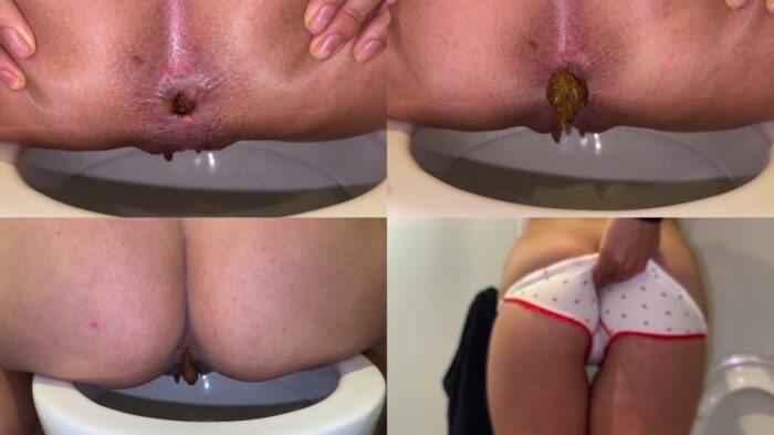 GymBunnyPoops – Shitty mess in my Xmas undies!