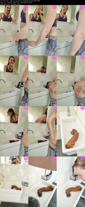 women scat videos Kitty Skatt – Huge sink log stinks up your bathroom