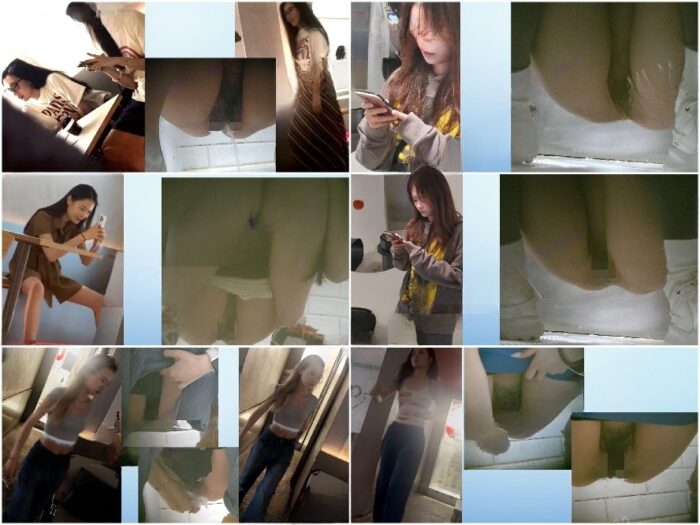 Hidden Camera ミステリーショッピング ❤️ プレミアム女性用トイレ隠しカメラ写真:素晴らしいスタイルのモデルが排尿、毛のない白虎美…