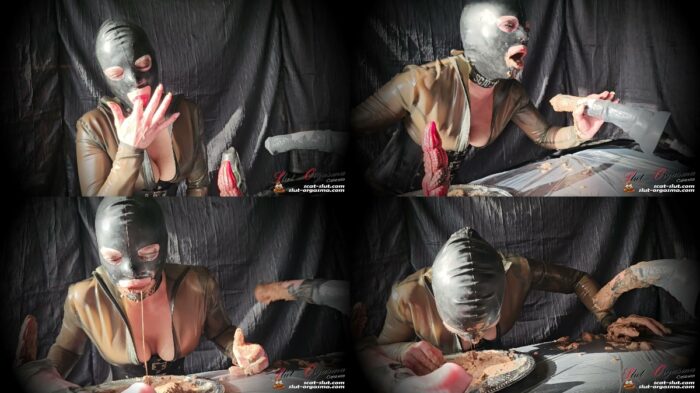 Scat-Slut Celeste – Scat Slut-Orgasma Celeste shit dildo throat fuck