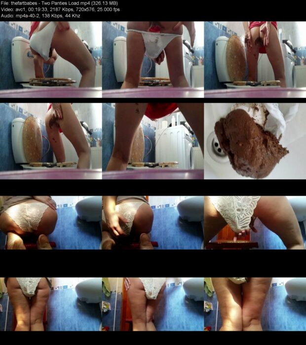 thefartbabes – Two Panties Load