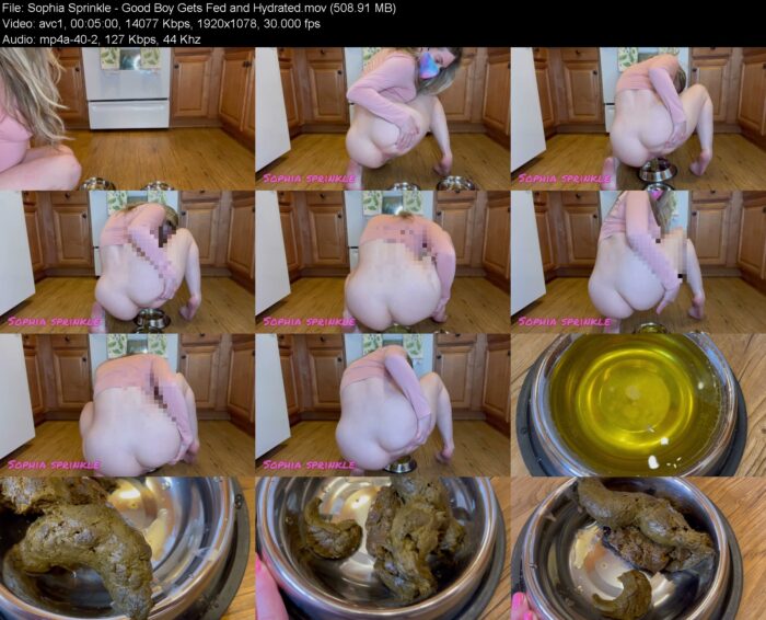 Sophia Sprinkle – Good Boy Gets Fed and Hydrated