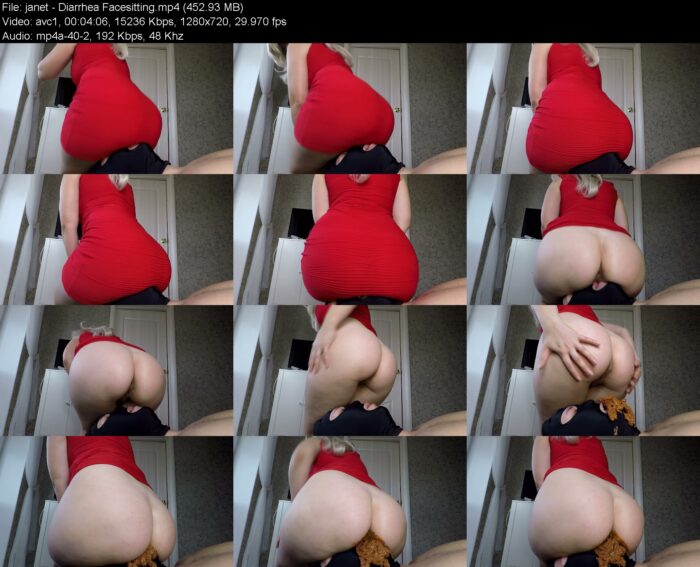 janet – Diarrhea Facesitting