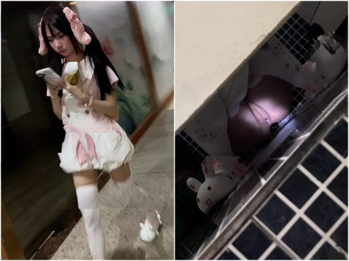 Public Restroom [Web限定：オリジナル・無修正・透かしなし] ❤️ 大型リリース：[トイレ撮影] コスプレシリーズ – 白スト…