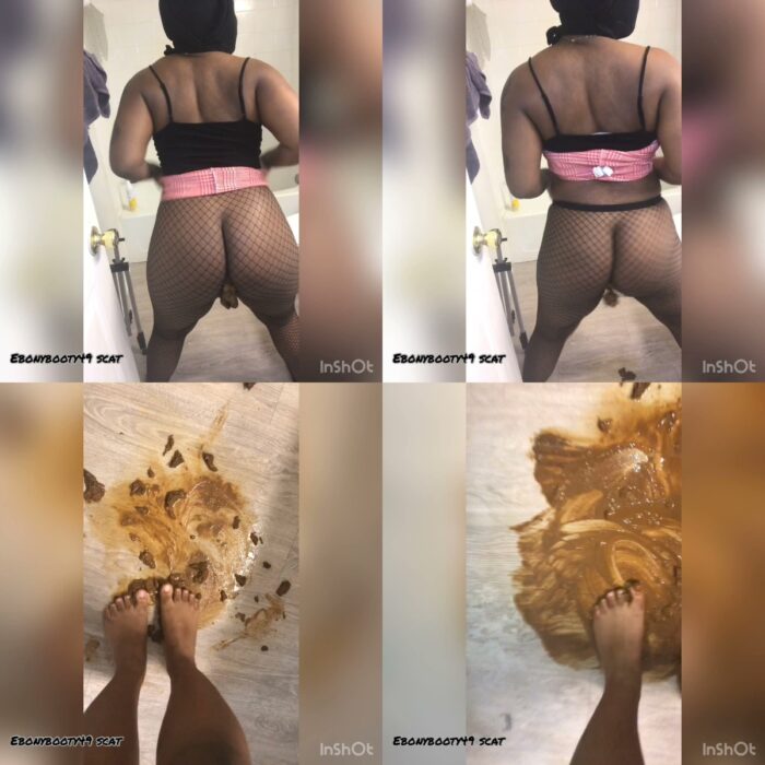Ebonybooty49 – Shitting in my nets