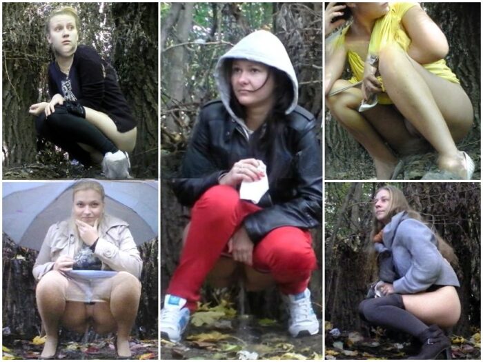 Spy Today Girls Pee in The Park 5-6