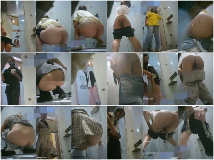Hidden Camera 最新 ✅ [トイレでの一枚] トイレを利用する美女を捉えた、手持ち・サイドからの自然なスナップショット (1)