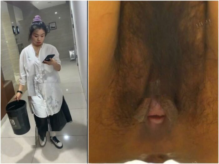 Girls on the Toilet 最新流出映像：ゴミ捨てに向かう美人女性同僚を追跡❤️――女子トイレ内でのHD隠し撮り、彼女のマンコを捉え…
