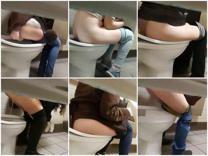 Girls on the Toilet Coffee Shop WC